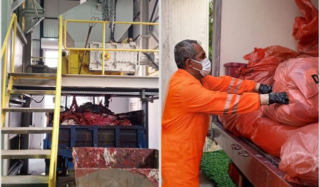 Batman'da 178 ton tıbbi atık bertaraf edildi