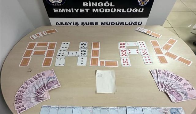 Bingöl’de kumar operasyonu