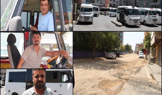 Bozuk yollar ve fahiş sanayi fiyatları minibüsçü esnafını zorluyor