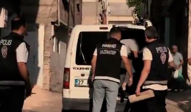 Gaziantep'te uyuşturucu operasyonu: 11 gözaltı