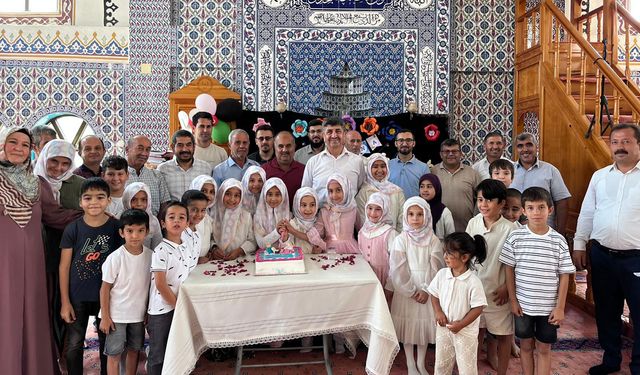 Yaz Kur'an kursu öğrencilerinin Kur'an'a geçme heyecanı