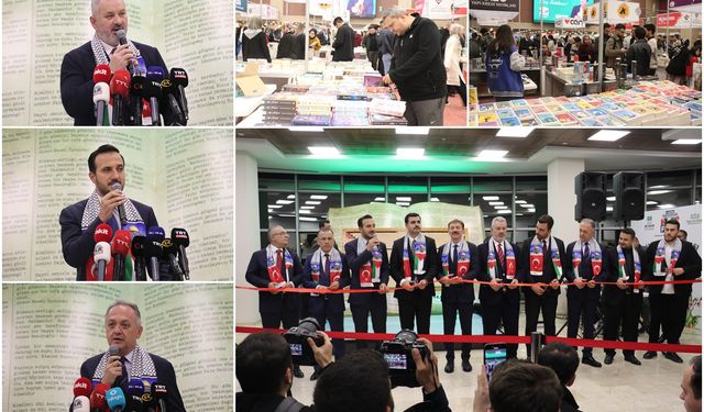 "Bahçelievler 4. Ulusal Kitap Fuarı" Filistin temasıyla açıldı