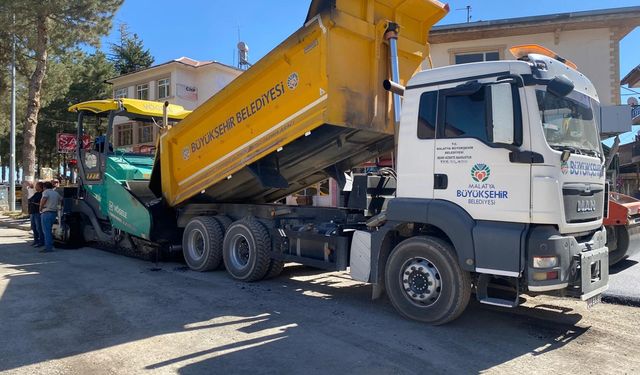 Büyükşehir Belediyesi'nden Arapgir'e kapsamlı yol ve alt yapı çalışması