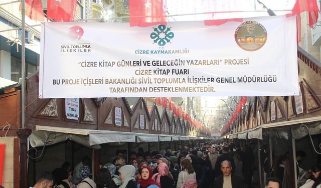  Cizre Kitap Fuarı kapılarını açtı