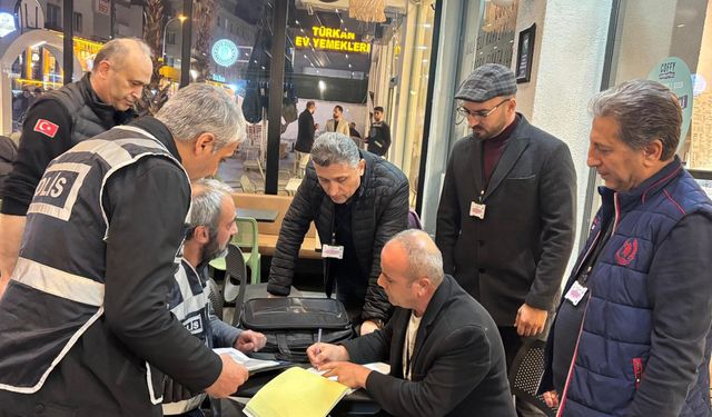 Gaziantep İl Sağlık Müdürlüğü kapalı alanlarda tütün denetimi gerçekleştirdi