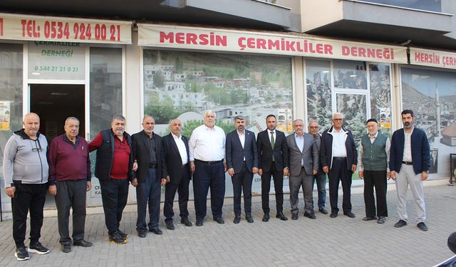 Milletvekili Dinç'ten Mersin Çermikliler Derneği’ne ziyaret