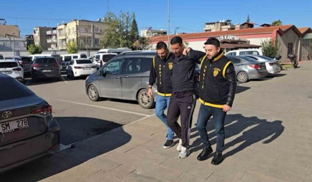 Adana'da 120 suç kaydı bulunan zanlı yakalandı 