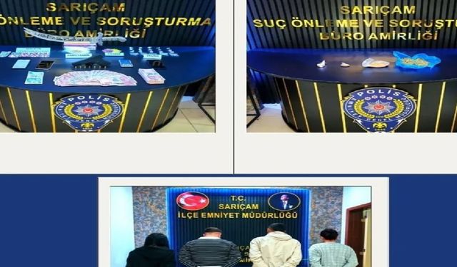 Adana’da uyuşturucu operasyonu: 5 gözaltı