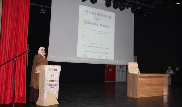 Batman'da "Filistin Direnişi ve İnsanlık Onuru" programına yoğun ilgi