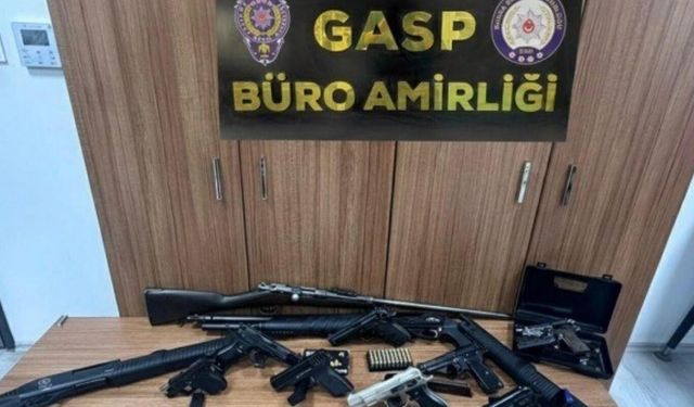 Bursa’da ruhsatsız silah operasyonu: 41 gözaltı