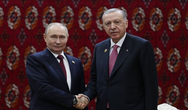Cumhurbaşkanı Erdoğan, Putin ile Aşkabat’ta görüştü