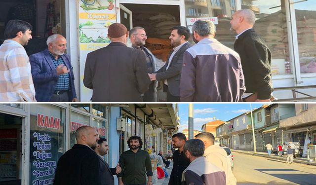 HÜDA PAR Genç İlçe Teşkilatından esnaf ziyareti