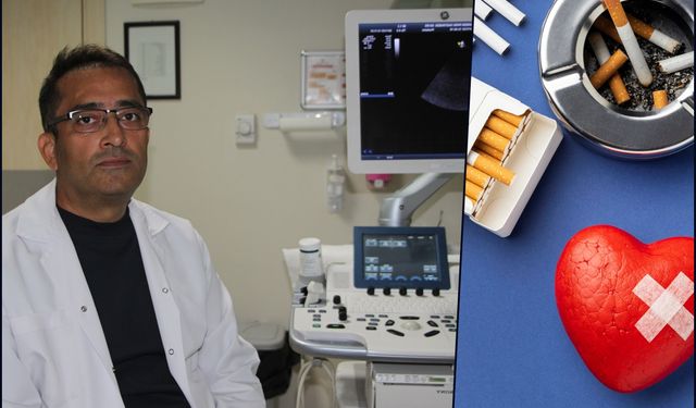 Kardiyoloji Uzmanı Dr. Çiftçi: Kalp krizi faktörlerinden sigara, 35 yaşından sonra damarlara çok zararlı