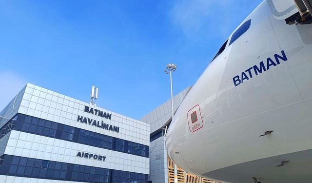 Kasım ayında Batman Havalimanı'nda 63 bin yolcuya hizmet verildi