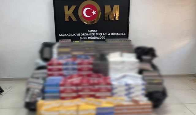 Konya’da kaçak sigara operasyonu: 5 şüpheli yakalandı