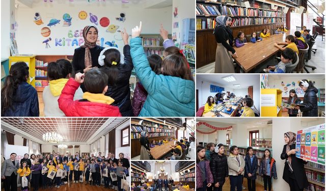 "Kütüphanelerdeyiz" etkinliğiyle öğrenciler, kütüphanelerde bilgi ve beceri kazanıyor