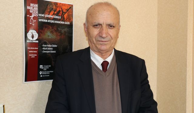 "Yeni Çözüm Süreci, Soykırım & Ateşkes Kıskacında Gazze" temalı İnsan Hakları Gecesi düzenlenecek