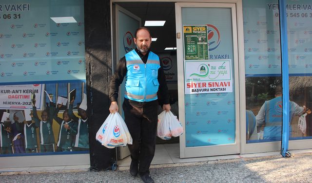 Yetimler Vakfı Gaziantep Temsilciliği kandil münasebetiyle kımızı ve beyaz et dağıtımı gerçekleştirdi