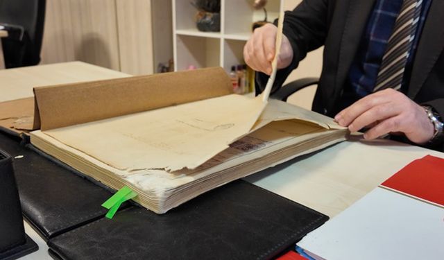 1926 yılına ait adli emanet defteri koruma altına alındı