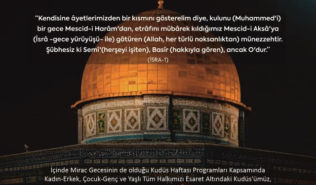 Batman'da Kudüs ve Mescid-i Aksa için buluşma çağrısı