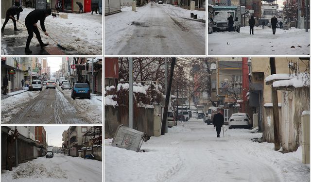 Batman'da mahalle araları kardan geçilmiyor: Hayat durma noktasında