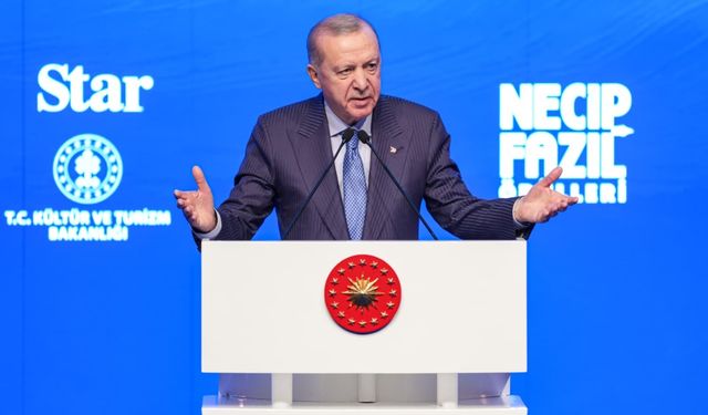 Cumhurbaşkanı Erdoğan 12. Necip Fazıl Ödülleri Töreni’nde konuştu