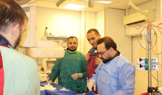 Harran Üniversitesi Hastanesi’nden bölgede bir ilk: Aort anevrizmasına tam kapalı girişim