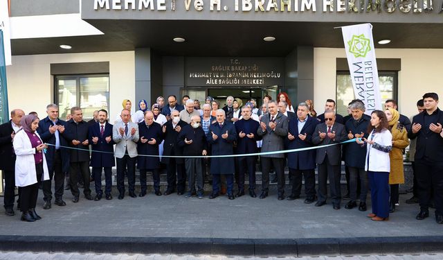 Konya Meram’da yeni aile sağlığı merkezi hizmete girdi