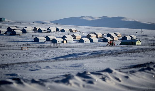 Ocak ayında Moğolistan'da 13 kişi donarak öldü
