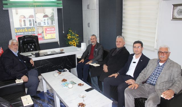 ÖĞ-DER Mersin Şubesi’nden HÜDA PAR Mersin İl Başkanlığı’na ziyaret