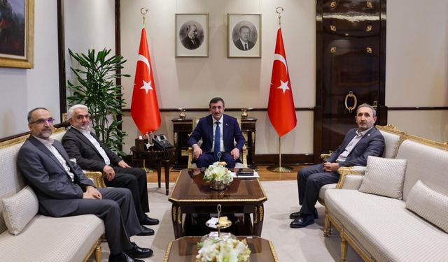 Yapıcıoğlu’ndan Cumhurbaşkanı Yardımcısı Yılmaz’a ziyaret