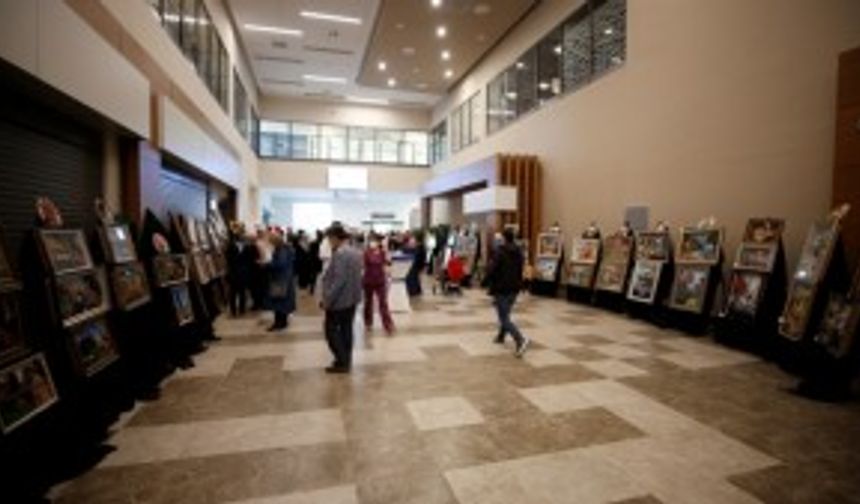 ELAZIĞ -  Hasta ve hasta yakınlarının yaptığı el işi ürünler görücüye çıktı