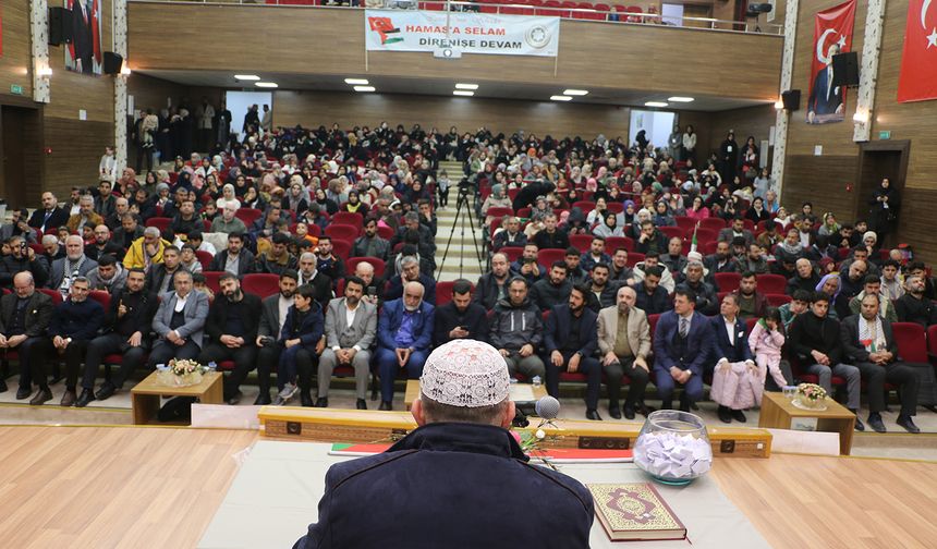 Şanlıurfa’da “Direnişten Dirilişe Kudüs” programı düzenlendi