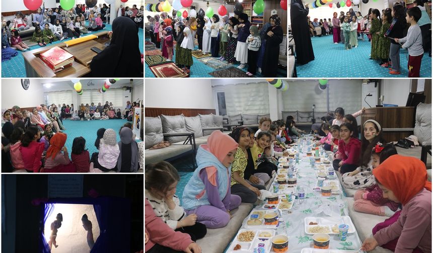 TESSEP'ten çocuk iftarı: Hem eğlendiler hem öğrendiler