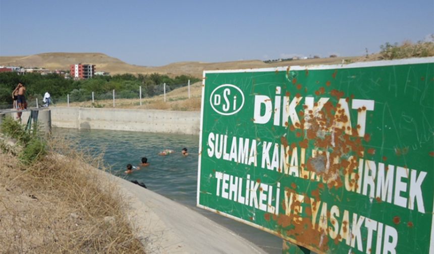DSİ'den uyarı: Batman'da baraj ve kanallara giriş yasak!