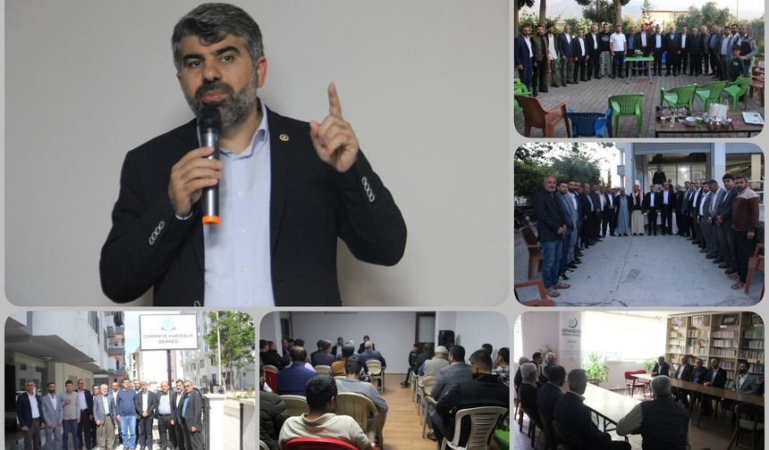 Milletvekili Dinç Osmaniye temasları kapsamında ziyaretler gerçekleştirdi