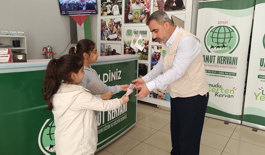 Ramanlı kardeşlerden Gazze'ye anlamlı yardım