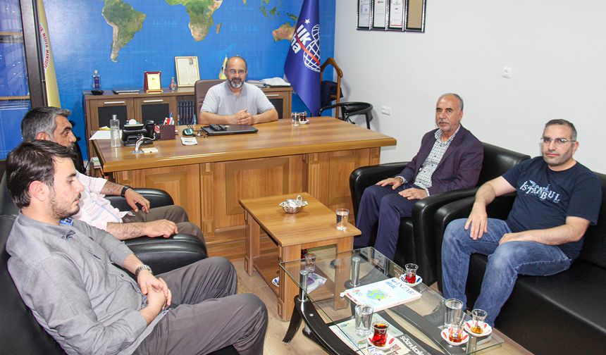 HÜDA PAR Kayapınar İlçe Teşkilatı'ndan İLKHA'ya ziyaret