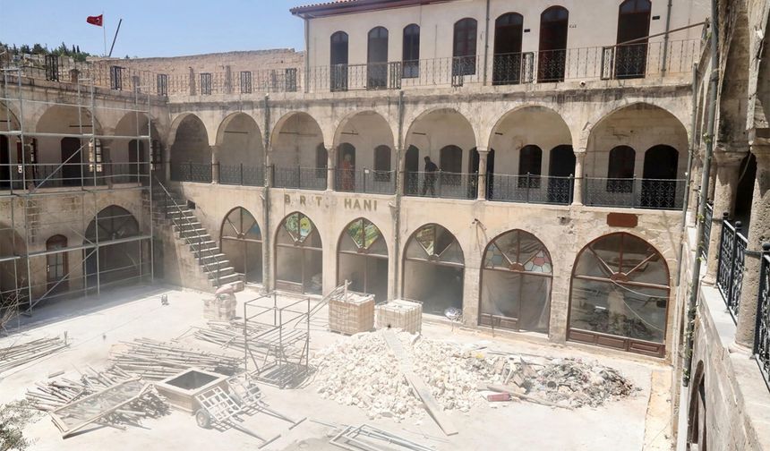 Şanlıurfa'da Barutçu Hanı’nda restorasyon çalışmaları başladı