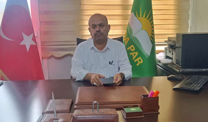 HÜDA PAR Silopi İlçe Başkanı Gök: Silopi halkı toz, çukur ve çamurla mücadele ediyor