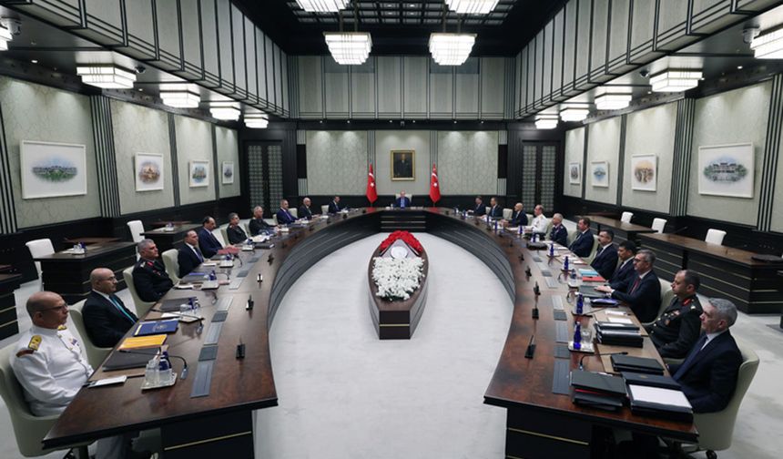 Milli Güvenlik Kurulu toplantısı sona erdi