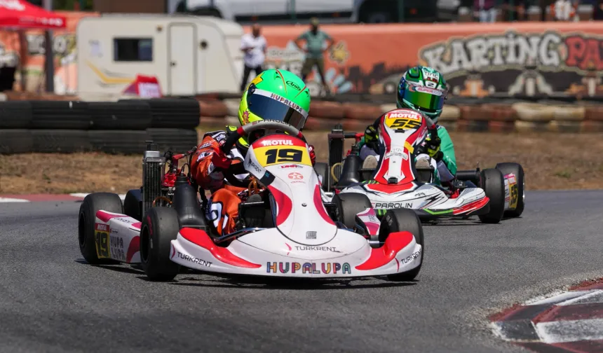 Tuzla Karting Park'ta büyük çekişme yaşandı