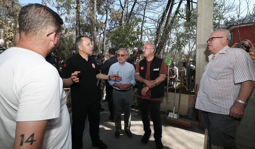 Bakan Yerlikaya'dan Çanakkale'deki orman yangınları hakkında açıklama