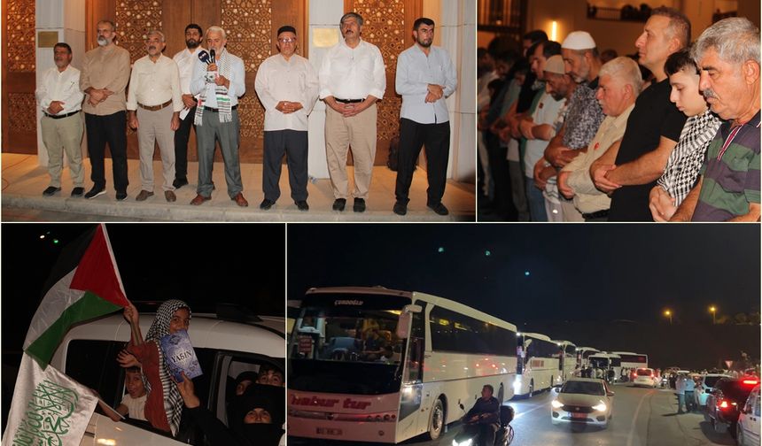 Batman'dan "Anadolu'dan Meclis'e, Meclis'ten Gazze'ye İnsani Koridor" yürüyüşüne destek