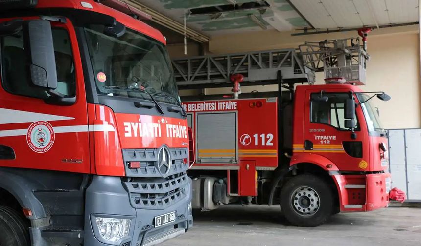 Ceylanpınar’da apartman yangınında mahsur kalan 3 kişi kurtarıldı