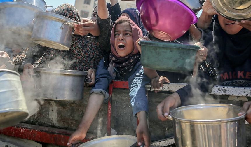 Filistinli gruplardan yardım mekanizması ve Gazze'deki açlık konusunda acil uyarı