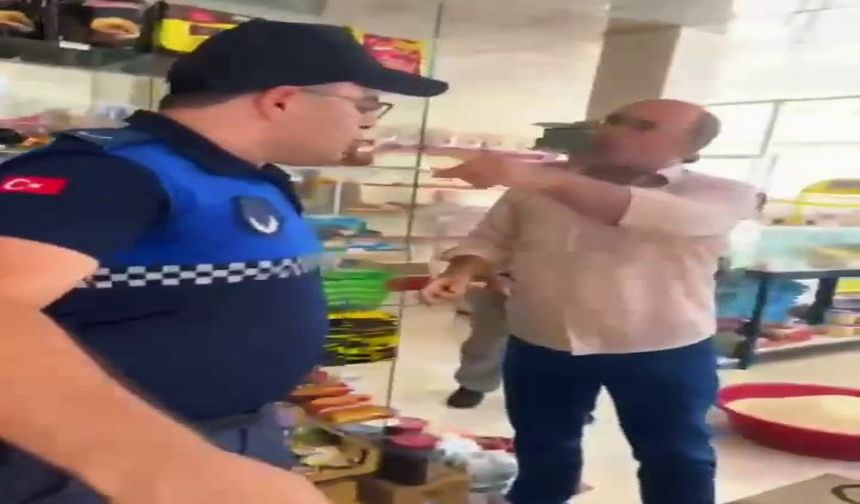 Gaziantep'te iş yeri denetimine giden zabıta esnaf tarafından kovuldu