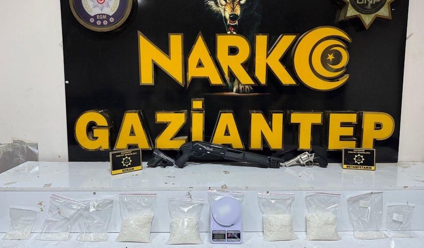 Gaziantep'te uyuşturucu operasyonları: 163 tutuklama