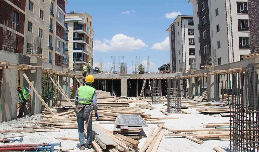 Haziranda inşaat üretim endeksi arttı