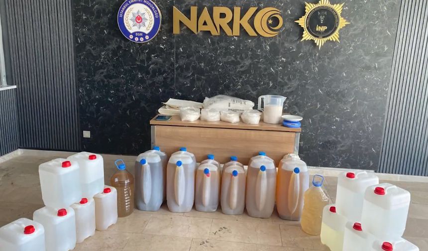 İstanbul 207 kilo metamfetamin ele geçirildi
